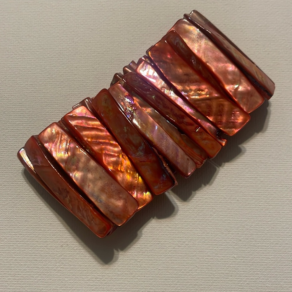Orange Brown tone bracelet